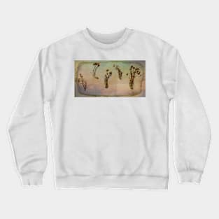 Black Popular Mushrooms Crewneck Sweatshirt